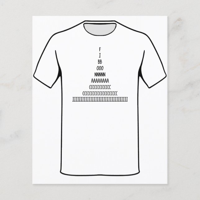 Prospectus 11,4 Cm X 14,2 Cm Suite de Fibonacci (Devant)