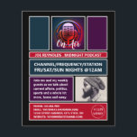 Prospectus 11,4 Cm X 14,2 Cm Sur Air Podcaster, Retro Podcast Publicité<br><div class="desc">Sur Air Podcaster,  Retro Podcast Advertising Flyer par The Carte de visite Store.</div>