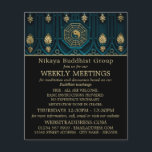 Prospectus 11,4 Cm X 14,2 Cm Symbole Yin & Yang, Groupe Bouddhiste Publicité<br><div class="desc">Yin & Yang Symbole,  Groupe Bouddhiste Dépliants Publicitaires Par Le Magasin Carte de visite.</div>