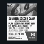 Prospectus 11,4 Cm X 14,2 Cm T-shirt de Soccer Camp Advertising<br><div class="desc">T-shirt Soccer,  Camp Advertising Flyers By The Business Card Store.</div>