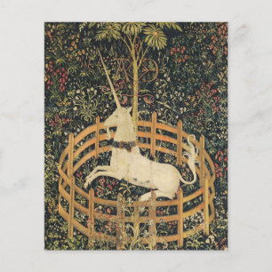 Prospectus 11,4 Cm X 14,2 Cm Tapisseries Unicorne Tapisserie classique