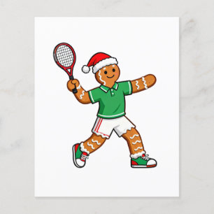 Prospectus 11,4 Cm X 14,2 Cm Tennis en pain d'épices Noël 2026 Fêtes Sports