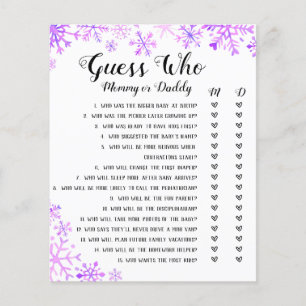 Prospectus 11,4 Cm X 14,2 Cm The Baby Shows Game