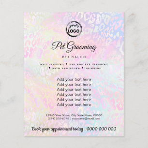 Prospectus 11,4 Cm X 14,2 Cm toilettage des animaux