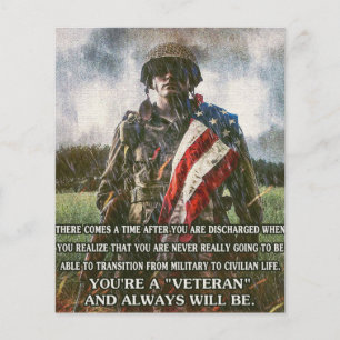 Prospectus 11,4 Cm X 14,2 Cm Toujours Un Vétéran