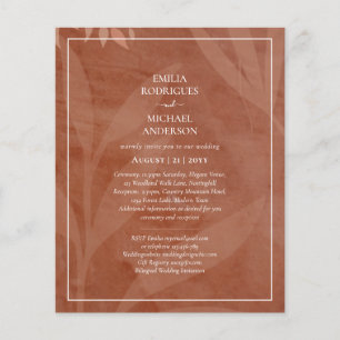 Prospectus 11,4 Cm X 14,2 Cm Tout-en-1 Mariage de superposition en terre cuite