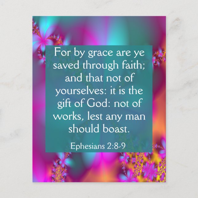 Prospectus 11,4 Cm X 14,2 Cm Traction évangélique (Devant)