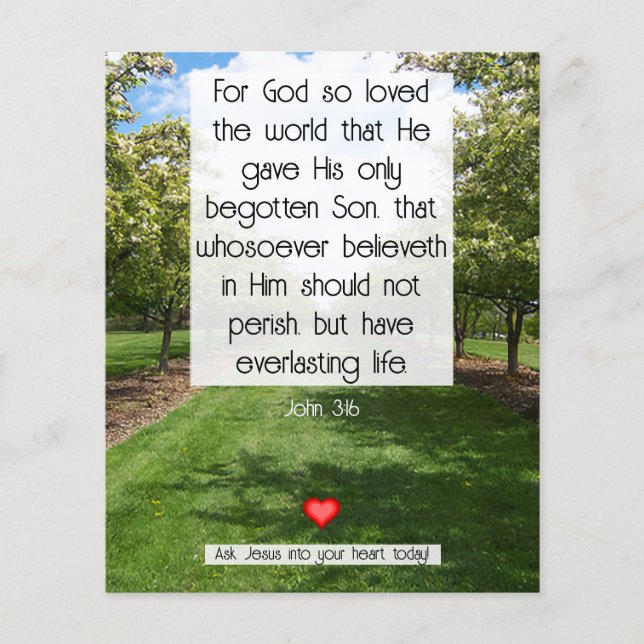 Prospectus 11,4 Cm X 14,2 Cm Traction évangélique (Devant)