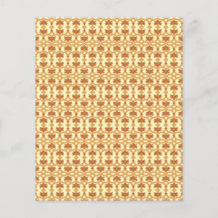 Prospectus 11,4 Cm X 14,2 Cm un arrière - plan jaune et blanc avec un