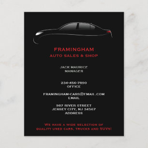 Prospectus 11,4 Cm X 14,2 Cm Vente automatique en gras