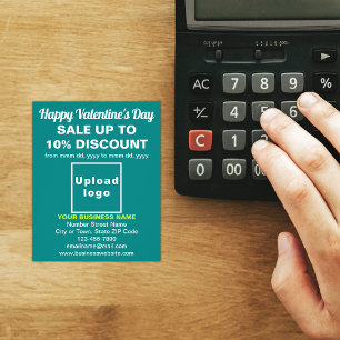 Prospectus 11,4 Cm X 14,2 Cm Vente Valentine d'affaires sur le prospectus vert