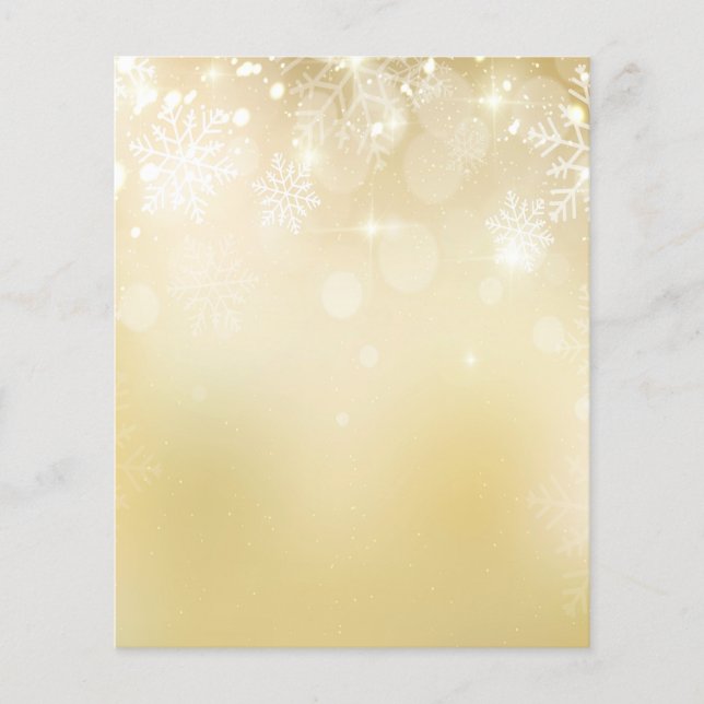 Prospectus 11,4 Cm X 14,2 Cm Vinter Holidays Noël Circulaire personnalisée (Devant)