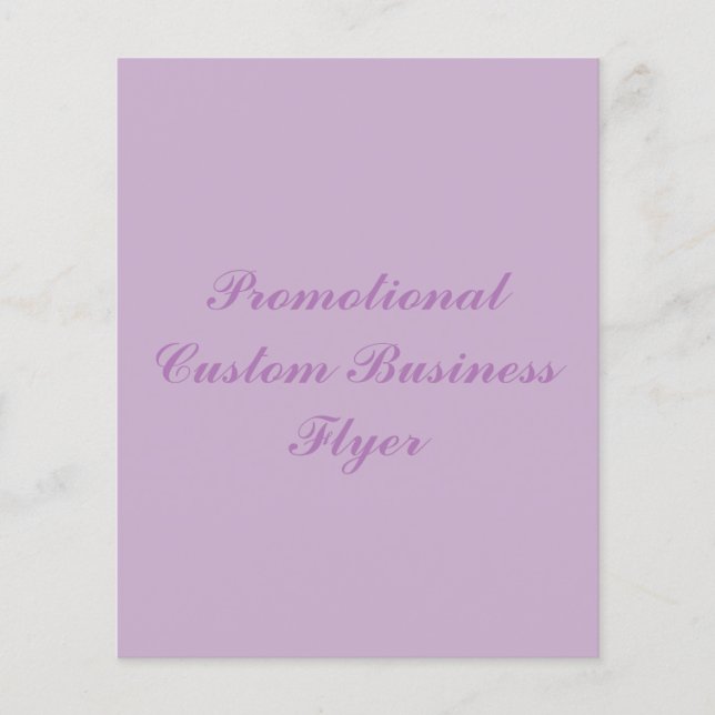 PROSPECTUS 11,4 CM X 14,2 CM VOL D'AFFAIRES PERSONNALISÉ. FLYER (Devant)