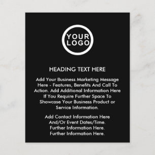 Prospectus 11,4 Cm X 14,2 Cm Votre logo d'entreprise Modèle promotionnel