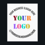 Prospectus 11,4 Cm X 14,2 Cm Votre logo d'entreprise Promotions Médias sociaux<br><div class="desc">Polices et couleurs personnalisées - Créez votre propre prospectus personnalisé avec logo de l'entreprise Social Media Name logan Professional Design Business Promotions Flyiers Don - Ajouter votre logo - Image - Photo ou QR Code / Business Slogan - Tagline - Nom - Entreprise / Social Media Handle - Site Internet...</div>