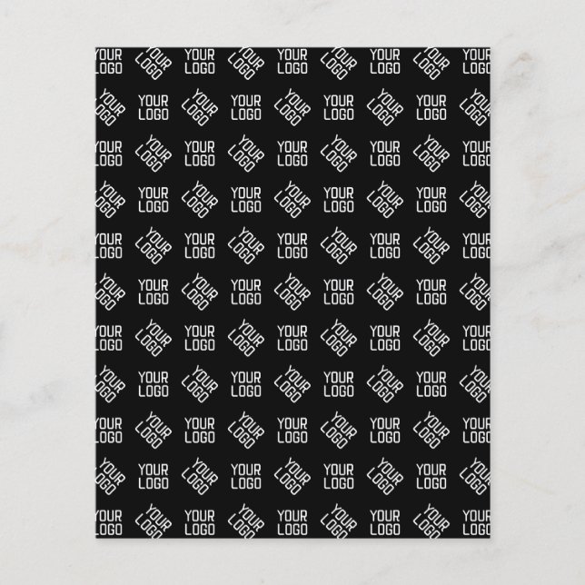 Prospectus 11,4 Cm X 14,2 Cm Votre logo | Logo ou conception unique (Devant)