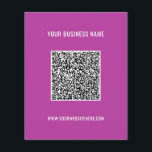 Prospectus 11,4 Cm X 14,2 Cm Votre QR Code Nom Site Web Couleurs Circulaire pro<br><div class="desc">Choisissez Couleur et Police - Votre code QR et votre texte promotionnel Business Personnalisé Flyer - Ajouter votre code QR / Image ou logo / et Texte / Information - Redimensionner et déplacer des éléments avec outil de personnalisation. Choisissez / ajoutez votre arrière - plan favori et les couleurs de...</div>
