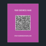 Prospectus 11,4 Cm X 14,2 Cm Votre QR Code Nom Site Web Couleurs Circulaire pro<br><div class="desc">Choisissez Couleur et Police - Votre code QR et votre texte promotionnel Business Personnalisé Flyer - Ajouter votre code QR / Image ou logo / et Texte / Information - Redimensionner et déplacer des éléments avec outil de personnalisation. Choisissez / ajoutez votre arrière - plan favori et les couleurs de...</div>