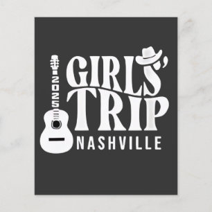 Prospectus 11,4 Cm X 14,2 Cm Voyage à Nashville pour filles 2025 Vacances d'été