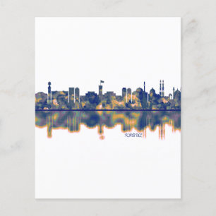 Prospectus 11,4 Cm X 14,2 Cm Vue aérienne de Kaboul