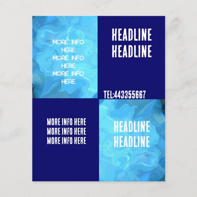 Prospectus 11,4 Cm X 14,2 Cm water abstraction (Devant)