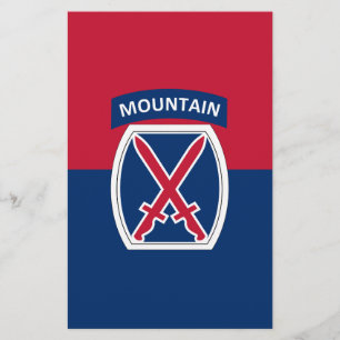 Prospectus 14 Cm X 21,6 Cm 10e division de montagne