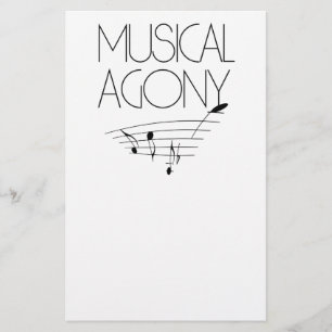 Prospectus 14 Cm X 21,6 Cm Agonie musicale