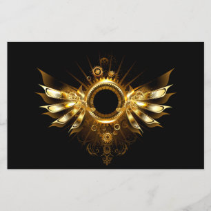 Prospectus 14 Cm X 21,6 Cm Ailes de Steampunk
