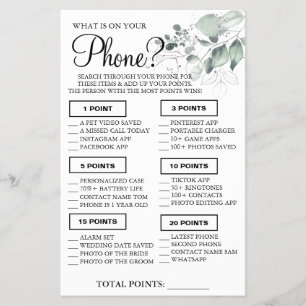 Prospectus 14 Cm X 21,6 Cm Aquarelle Ce qui se trouve sur votre téléphone Car