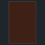 Prospectus 14 Cm X 21,6 Cm Arrière - plan de couleur Brown profonde et riche<br><div class="desc">Ce produit sur mesure et élégant dans une riche couleur chocolat profond arrière - plan pour vous-même ou comme un cadeau sûr de faire une impression en toutes occasions. Cliquez sur le bouton "Customisez-le !" pour afficher les outils permettant de customiser ce produit si vous souhaitez utiliser un éditeur de...</div>