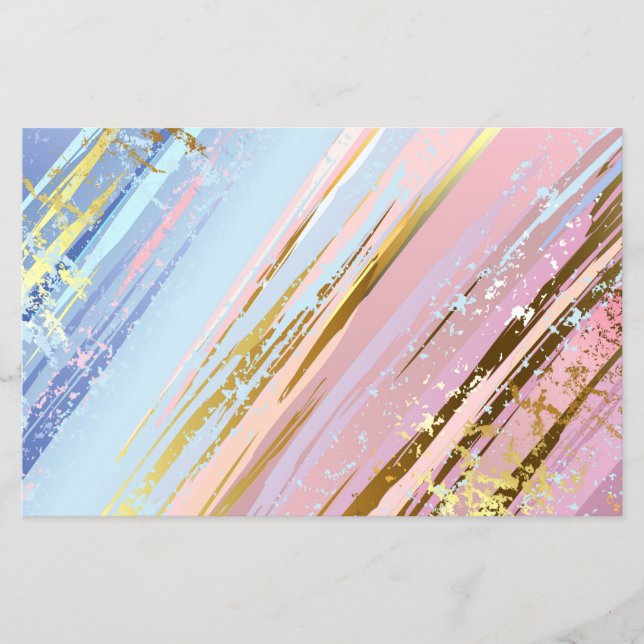 Prospectus 14 Cm X 21,6 Cm Arrière - plan rose texturé (Devant)