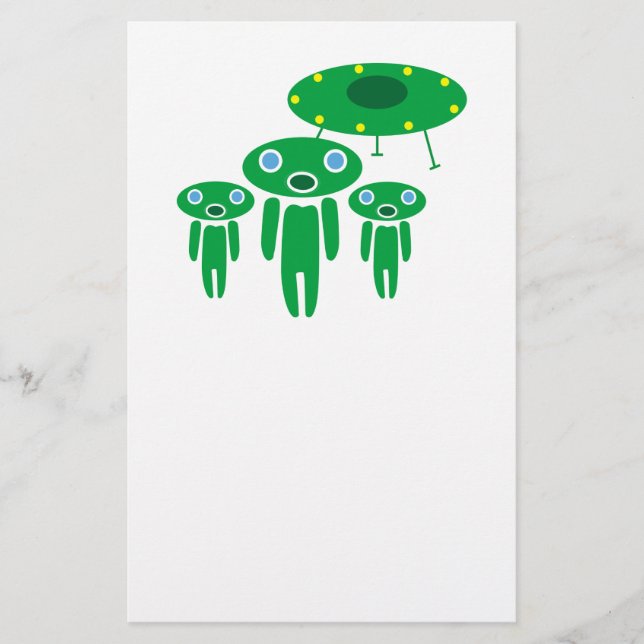 Prospectus 14 Cm X 21,6 Cm arrivée des Aliens (Devant)