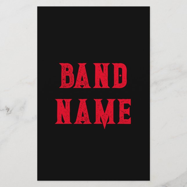 Prospectus 14 Cm X 21,6 Cm Bande personnalisée (Devant)