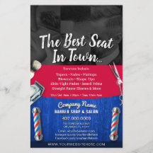 Barber Shop & Salon Modèle Coupon personnalisable