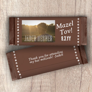 Prospectus 14 Cm X 21,6 Cm Barre Brown Mitzvah Chocolate Barre de bonbons