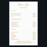 Prospectus 14 Cm X 21,6 Cm Beige blanc simple<br><div class="desc">Moderne,  sobre,  Flyer Beige Blanc. Entworfen für Designer,  StyListen,  Salons,  Haare und Make-up Künstler,  Nails und Lash Künstler,  Wellness-Centre und mehr.</div>