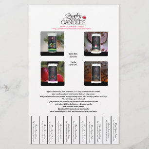 Prospectus 14 Cm X 21,6 Cm Bijoux en chandelles