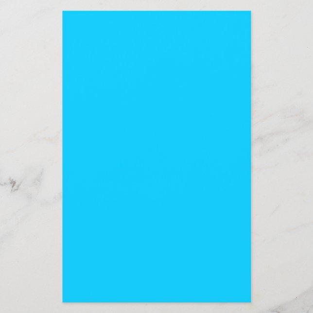 Prospectus 14 Cm X 21,6 Cm Bleu ciel vif uni (Devant)