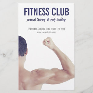 Prospectus 14 Cm X 21,6 Cm Body Building Gym Fitness Formation personnelle