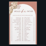 Prospectus 14 Cm X 21,6 Cm Bohême préférerait elle nuptiale de jeu de douche<br><div class="desc">Conçu pour se coordonner avec notre collection Boho Terracotta Pampas Grass, ce style bohème lui semble plutôt nuptiale avec l'arche tendance et populaire dans les tons terre cuite. Pour une personnalisation plus avancée de cette conception, par exemple la modification de la disposition, de la police ou de la taille du...</div>