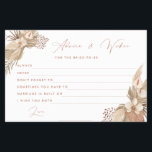 Prospectus 14 Cm X 21,6 Cm Boho Terracotta Pampas Carte de conseil pour marié<br><div class="desc">Conçue pour coordonner avec notre collection Boho Terracotta Pampas Grass, cette carte de conseil moderne présente de l'herbe de Pampass dans les tons terre cuite. Pour une personnalisation plus avancée de cette conception, par exemple modification de la disposition, de la police ou de la taille du texte, veuillez cliquer sur...</div>