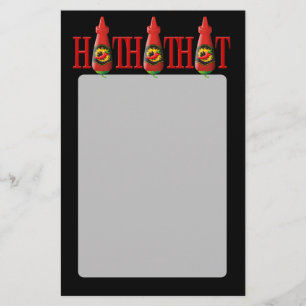 Prospectus 14 Cm X 21,6 Cm Bouteille de sauce chaude