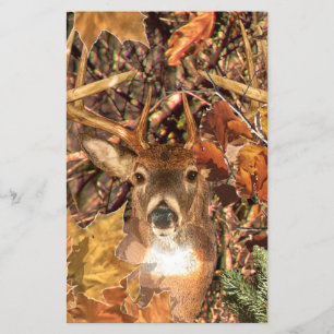 Prospectus 14 Cm X 21,6 Cm Buck in Camo White Tail Deer