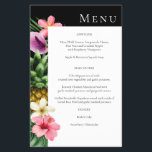 Prospectus 14 Cm X 21,6 Cm Budget Tropical Hawaiian Floral Menu - Black MED<br><div class="desc">Pas d'enveloppes, version flyer. **MATTE IS PAPER THIN, SEMI GLOSS papier est le plus épais ** Économisez de l'argent sur les invitations officielles avec cette invitation papier. Préparez vos invités pour le mariage extraordinaire avec votre Tropical Hawaiian Floral Menu- Black Menu Vous voulez ce design sur une carte plus grande,...</div>