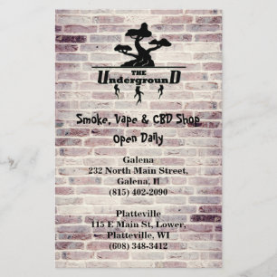 Prospectus 14 Cm X 21,6 Cm Business Logo and Address info