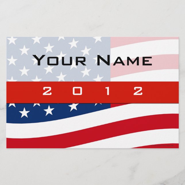 Prospectus 14 Cm X 21,6 Cm Campagne politique : impression de prospectus, Med (Devant)