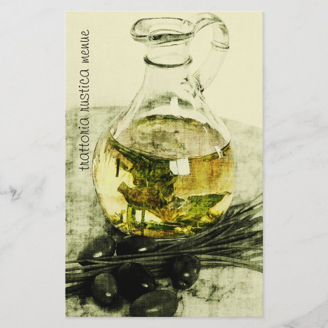 Prospectus 14 Cm X 21,6 Cm Carte promotionnelle de services de traiteur rusti (Devant)