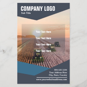 Prospectus 14 Cm X 21,6 Cm Carton bleu personnalisable 5,5 po x 8,5 po