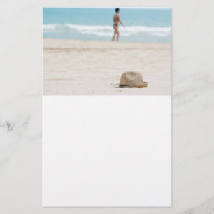 Prospectus 14 Cm X 21,6 Cm Casquette sur la plage