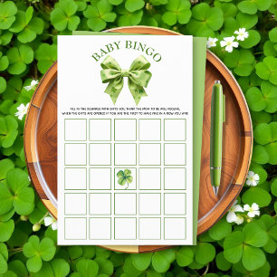 Prospectus 14 Cm X 21,6 Cm Charmant et arc baby shower Baby Bingo jeu